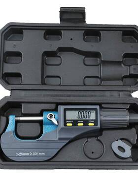 数显外径千千分尺0-25mm0.0螺10mm分尺旋测微仪外PCT径测量卡尺