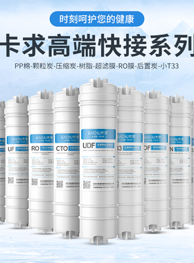 净水器滤芯10寸通用快接一体滤芯
