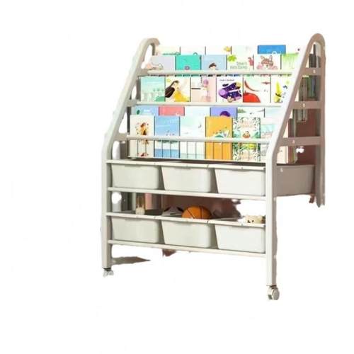 儿童书用架无品牌/家阅区读绘本架多层玩收具纳架置物架落地宝宝 - 图3