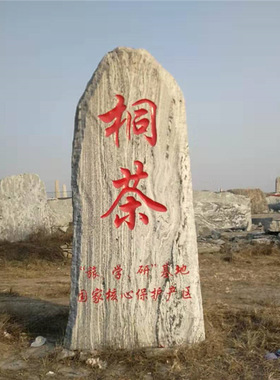 大型景观石风景石自然石户外刻字石村口门牌石园林景观摆件