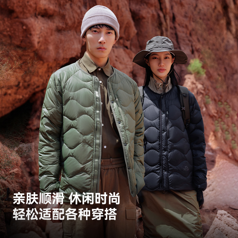 【山系】伯希和户外羽绒服女650蓬鹅绒保暖外套男轻薄冲锋衣内胆