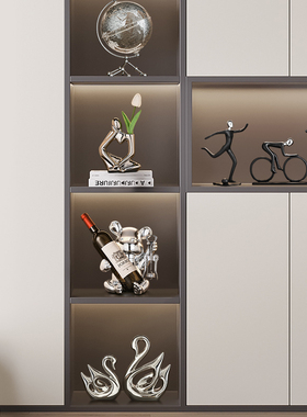 速发轻奢象酒视装饰品摆件客高餐边电柜柜厅端大气上档次