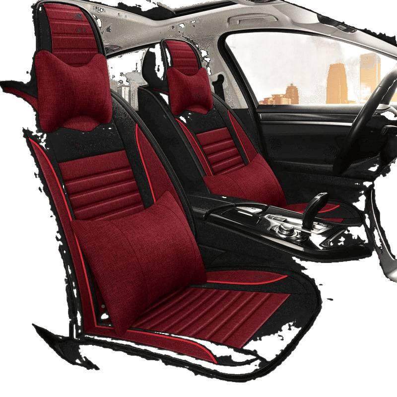 汽坐垫四季车通车用汽车座套小新款亚麻座垫车坐78903套包麻布专,淘宝优惠券,粉丝福利购,淘宝优惠卷