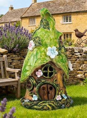 太院阳能树脂装YH2103花园饰摆件子庭院民宿装摆件墙面创意阳饰台