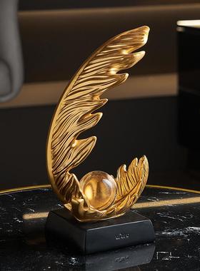 轻奢高档办公室摆件家居酒柜客厅玄关电视柜高级感装饰品乔迁新居