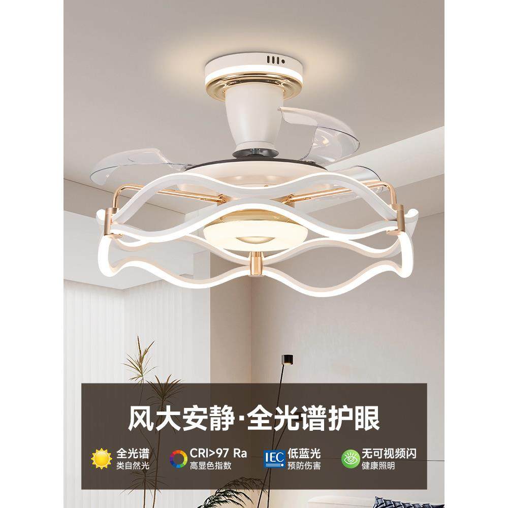 北欧护眼高级感风扇灯客厅卧室餐厅高档静音带风扇吊灯轻奢吊扇灯,淘宝优惠券,粉丝福利购,淘宝优惠卷