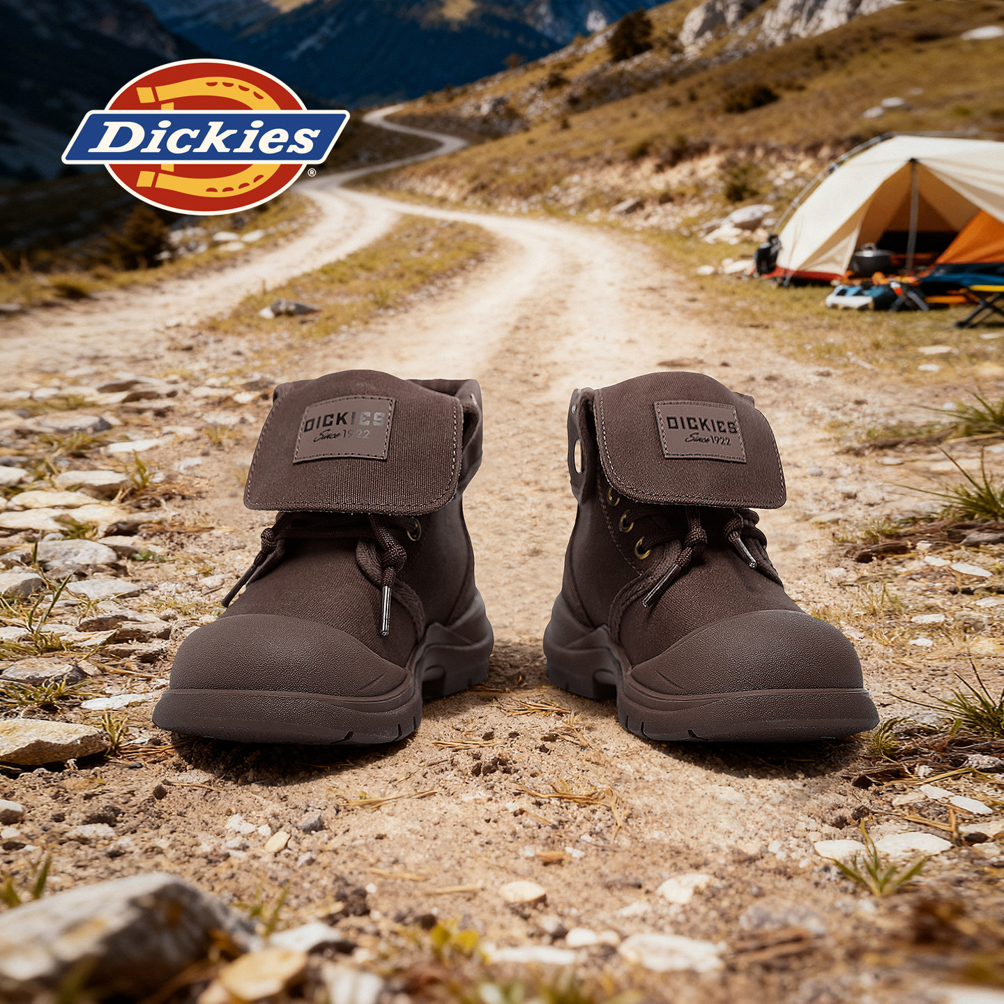 Dickies儿童靴2025新款男童美式复古工装靴女童小学生帆布马丁靴,淘宝优惠券,粉丝福利购,淘宝优惠卷