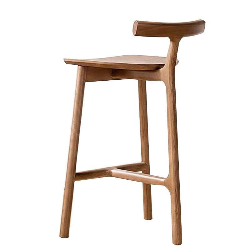 全实木靠背吧台椅子简约现代家用客D厅岛台高脚凳轻奢酒吧会所吧,淘宝优惠券,粉丝福利购,淘宝优惠卷