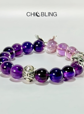 天然水晶手链星座女款小众设计