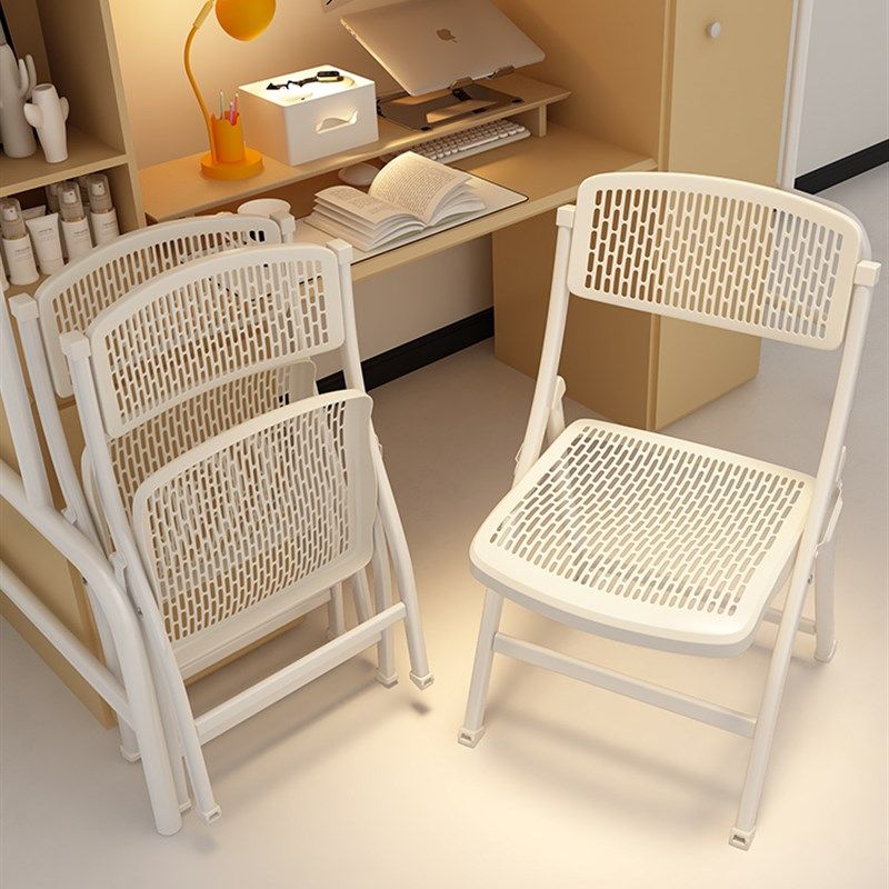 折叠椅大学生宿舍椅子便携电脑椅C学习办公餐椅靠背椅加厚塑料凳,淘宝优惠券,粉丝福利购,淘宝优惠卷