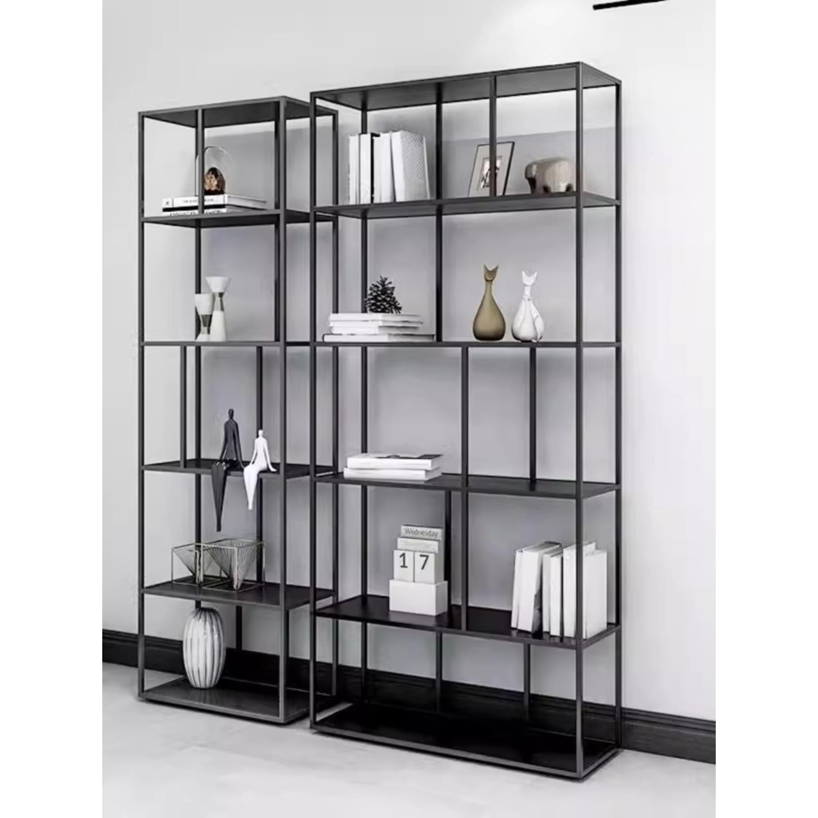 简约产品展示架奖杯陈列架美容院样品置物架化妆品货柜家用书架柜 - 图1