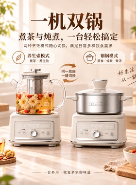 巢石K3全玻璃多功能养生壶