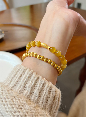 原创设计金虎眼手串女款