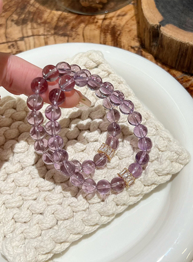 原创设计巴西紫水晶女款手串事业