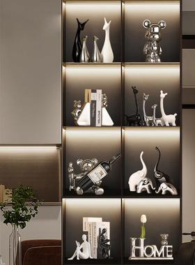 现代轻奢玄关餐边柜摆件家居客厅酒柜电视柜装饰品创意桌面乔迁