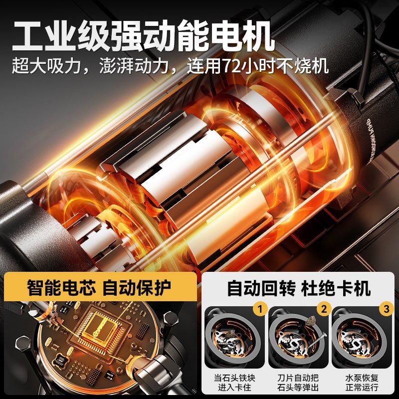 污水泵220v切割泵o抽粪泥浆化粪池吸污泵小型家用潜水泵工业排污,淘宝优惠券,粉丝福利购,淘宝优惠卷