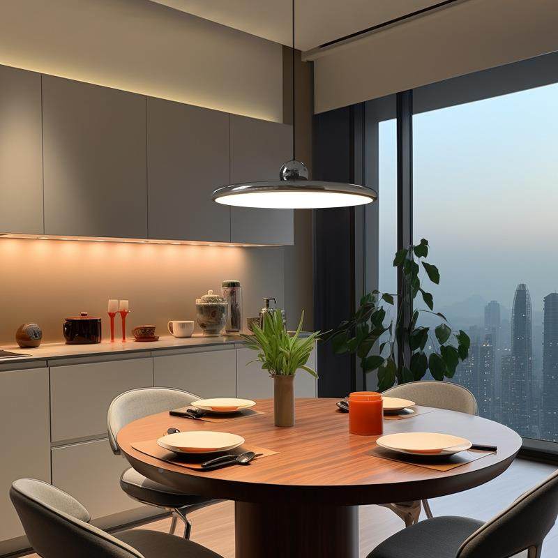 全光奶谱护眼餐桌厅吊灯油610风新意款飞碟灯创简约法式饭厅主灯,淘宝优惠券,粉丝福利购,淘宝优惠卷