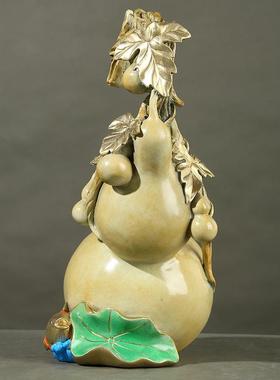 厂件家铜葫芦福禄玄葫芦271摆装葫饰客厅关芦