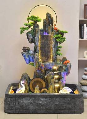 假山喷泉水摆件循水户外庭院装饰鱼2175-217流景池水系观花园造景