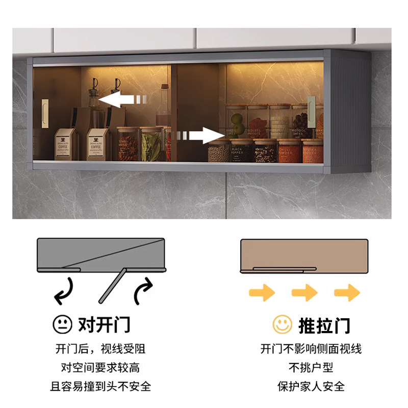 全铝吊柜墙壁柜厨房墙上储物柜橱柜阳台卫生间收纳挂柜手办展示柜,淘宝优惠券,粉丝福利购,淘宝优惠卷