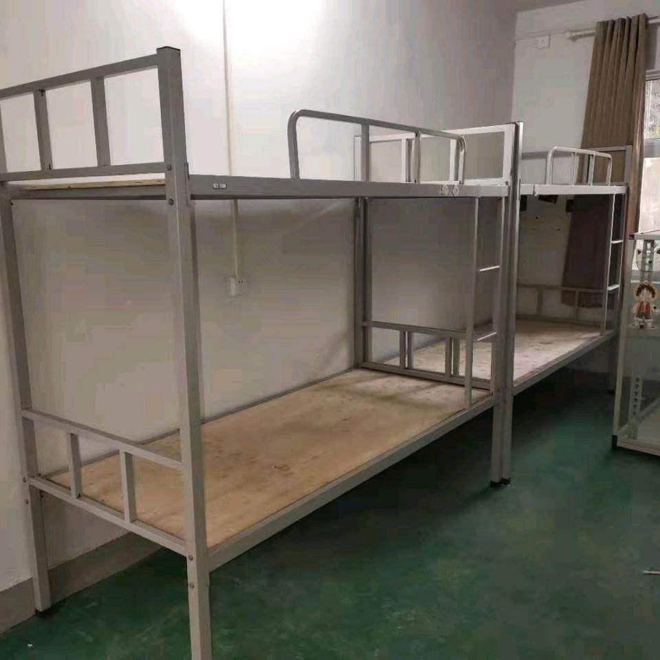 双层铁架工床上下铺床GUV二层床架子床上下公出租房学生地宿舍用,淘宝优惠券,粉丝福利购,淘宝优惠卷