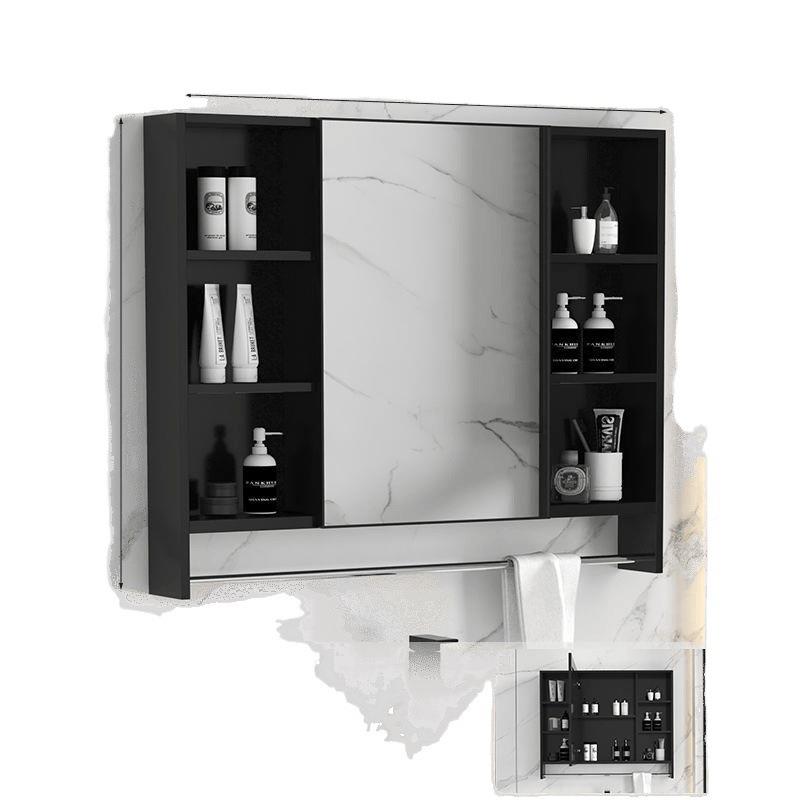 太LBQ空铝镜式柜架挂墙收纳盒单独卫生间洗手间妆浴室镜子置物化 - 图3