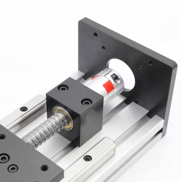 Slide module heavy-duty precision ball screw linear rail stepper motor linear guide set H120B workbench
