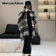 MarcueKaros ink style shawl women's imitation cashmere