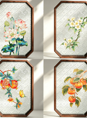 免掐丝贴片茶盘画半成品掐丝珐琅托盘非遗手工diy制作材料3D打印