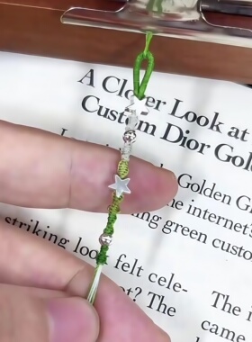 四叶草手链女diy编织幸运手绳手工材料包可调节首饰高颜值送闺蜜