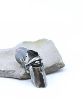 「骨锁」手工设计盔甲戒指关节戒先锋小众开口戒男女同款