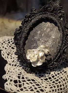 白茶花戒指 烧白款开口可调节男女同款