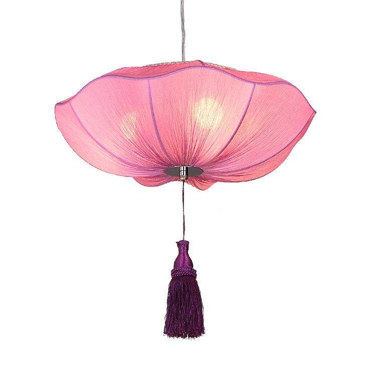 DM-6631厂家新中式火锅店荷红具叶吊布灯艺茶餐厅灯笼古典茶楼荷,淘宝优惠券,粉丝福利购,淘宝优惠卷