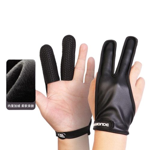 冬季受伤指保暖手套加绒断指残指防脱落防冻防水保护套定 制指套 - 图3