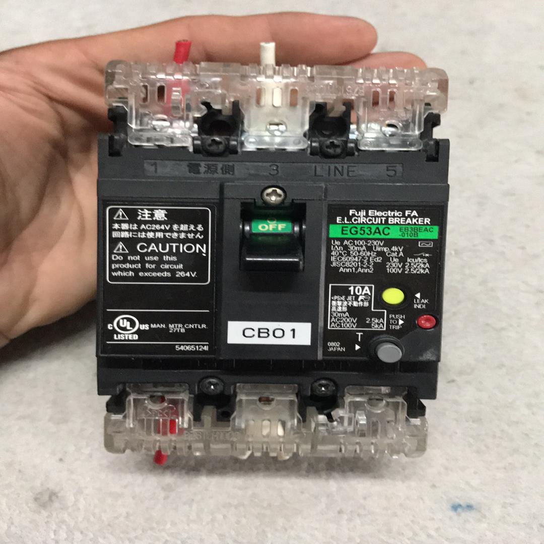 议价FUJI Electric FA开关EG53AC断路器10A - 图0