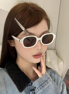【九九专享】新款椭圆折叠网红防紫外线偏光太阳镜眼镜复古辣妹时