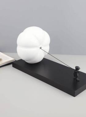 现代简约0925气球小孩人物摆件拉客厅房卧室样玄关电视柜板家居装