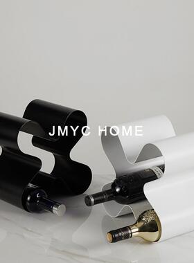 意式EID酒轻奢简约客厅视电红架酒柜柜置物架办公室铁艺酒店别墅