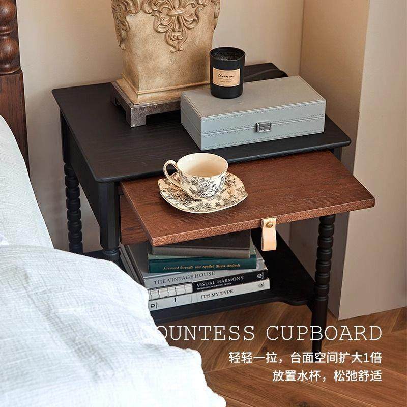 法全式复边柜KLK客厅边古几沙发柜角几美式实木床头实木收纳柜,淘宝优惠券,粉丝福利购,淘宝优惠卷