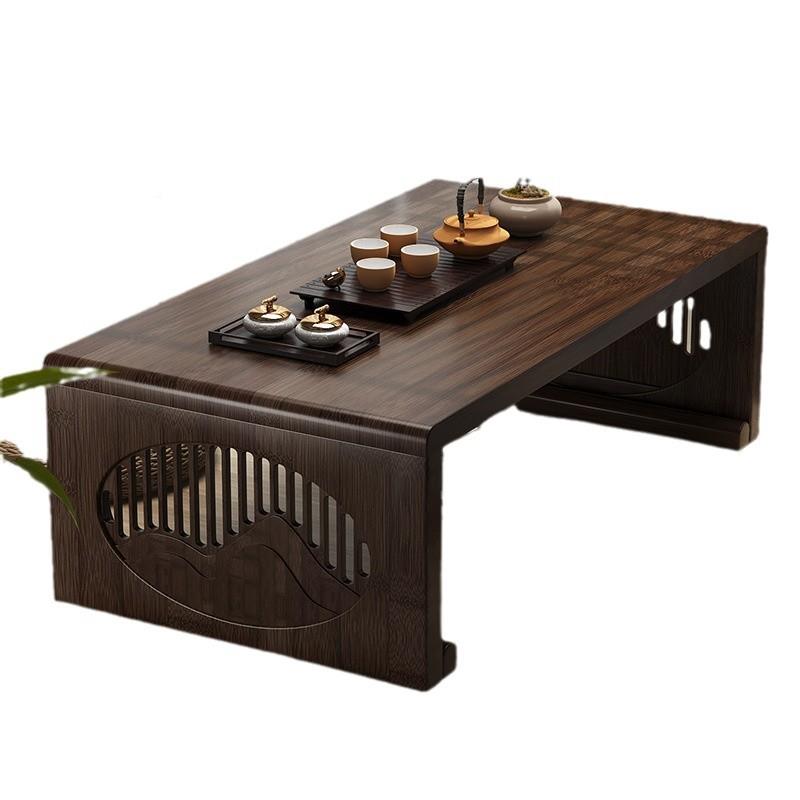 飘窗榻小子新榻米茶桌实木日式炕桌中式床上折叠VHN小桌茶几阳台 - 图3