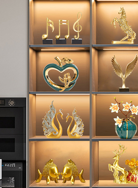 速发轻奢客厅摆件家居装饰品电视酒柜高端大气上档次乔迁新居礼品