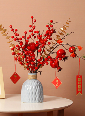 乔迁之喜新居装饰福桶摆件新房礼品入宅搬家仪式用品W客厅花瓶布