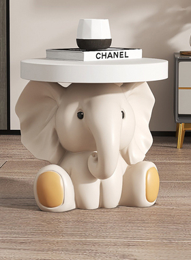 轻奢大象摆件客厅落地家s居装饰品换鞋凳家用门口鞋柜凳子乔迁礼