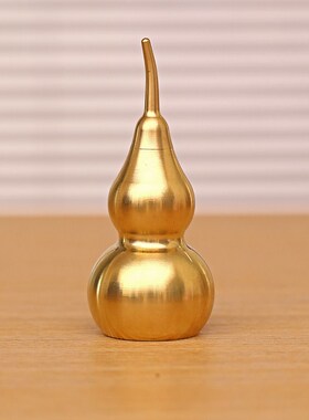 面小仙 黄铜葫n芦摆件好运福禄家居客厅桌面摆件