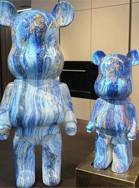 暴力熊客厅落地摆件家居装饰品轻奢北欧电视柜玄关公仔乔迁小礼物