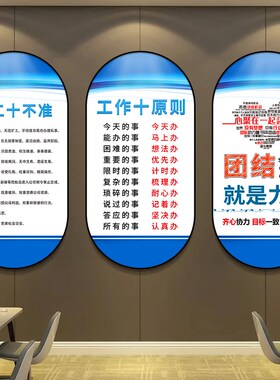 速发企业文化墙车间公司会议办公室员工激励志标语墙贴背景墙面装
