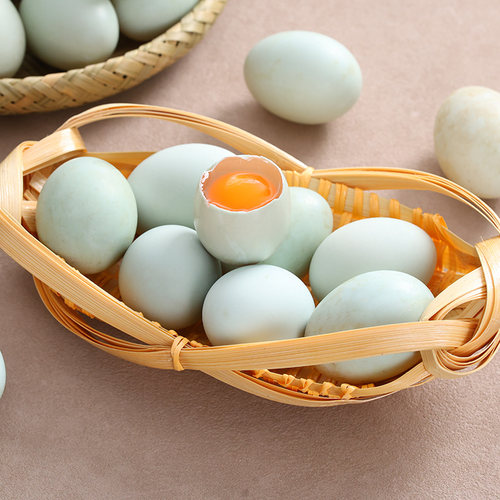 燕归谷新鲜生鸭蛋正宗青皮鸭蛋农家鸭蛋现捡鲜鸭蛋整箱包邮 - 图0