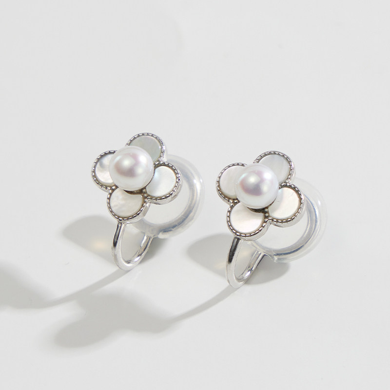 礼兰珠宝 S925银淡水珍珠耳钉/耳夹4.5-5mm,淘宝优惠券,粉丝福利购,淘宝优惠卷