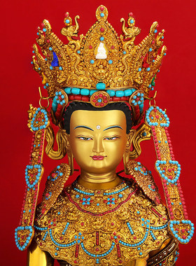 藏式释迦牟尼佛像 纯手工铜制 36cm家用 55cm宗教装饰摆件