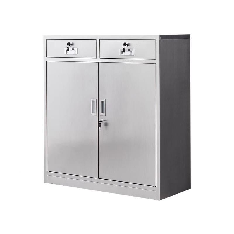 不锈钢柜室外矮工具文件资料储H102402物收车纳库小柜抽屉带头锁 - 图3
